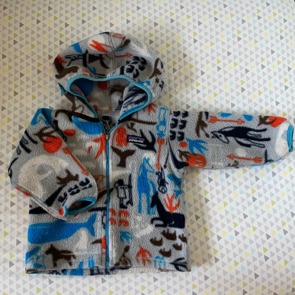 Patagonia zip hoodie fleece